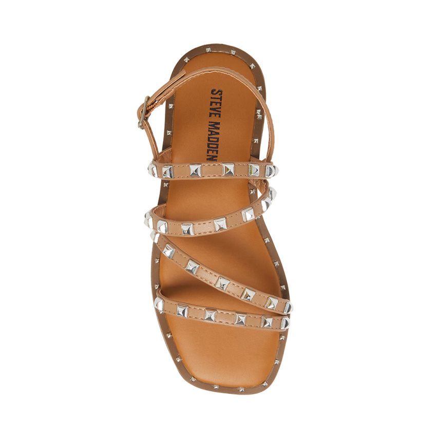 Sandalias Planas Steve Madden Jtrick Niños Marrones | ES NR98E0